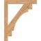 Ekena Millwork Merced Block Smooth Bracket, Western Red Cedar, 3 1/2"W x 32"D x 40"H BKT04X32X40MRC05SWR - alternate 3
